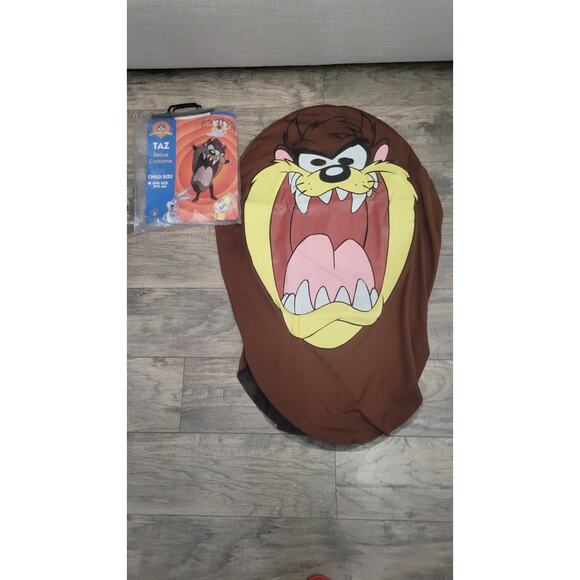 Rubie's Other - Vintage Rubie’s Looney Tunes Taz Deluxe Child Costume No.18589 One Size Fits All